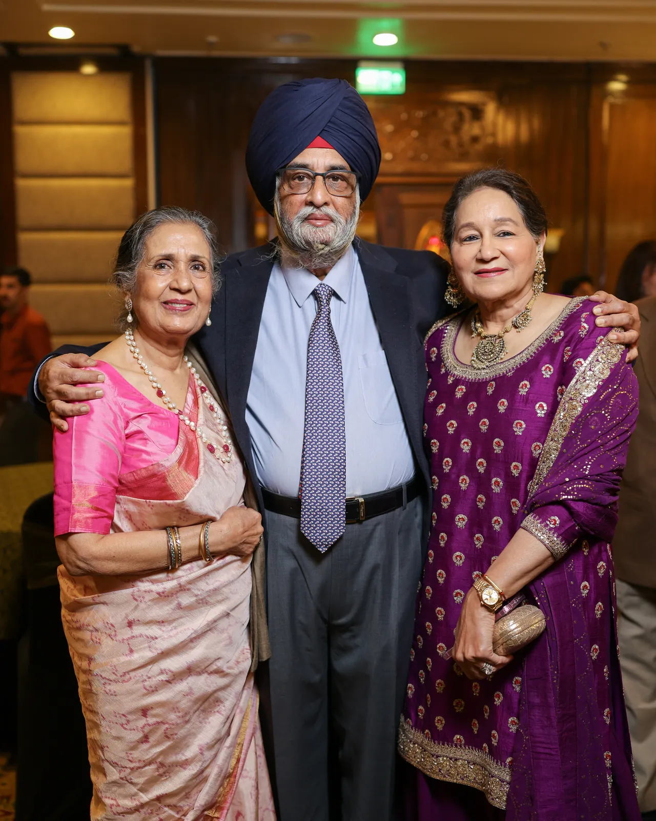 Family and friends together